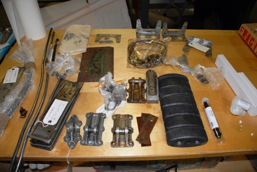 ADF antenna from Spartan Mosquito CF-HML and parts from our contact in England.