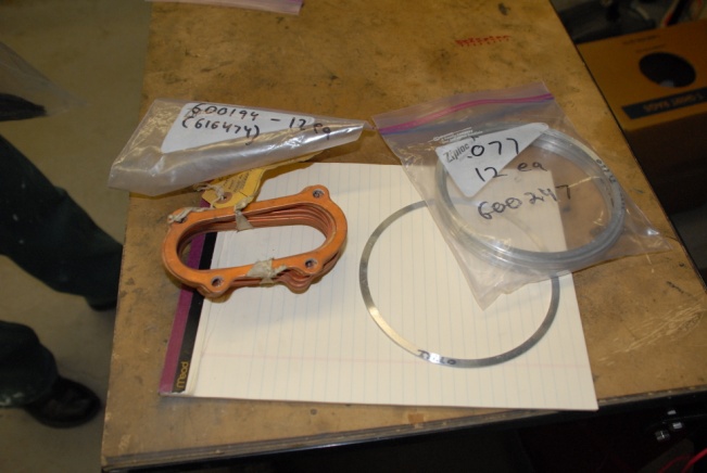 New seals and gaskets from Vintage V'12s of Tehachapie, CA.  Nice to be able to buy new parts off the shelf for a 73 year old engine.